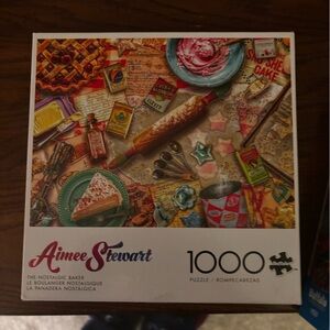 Aimee Stewart 1000-Piece Jigsaw Puzzle - Colorful Baking Collage